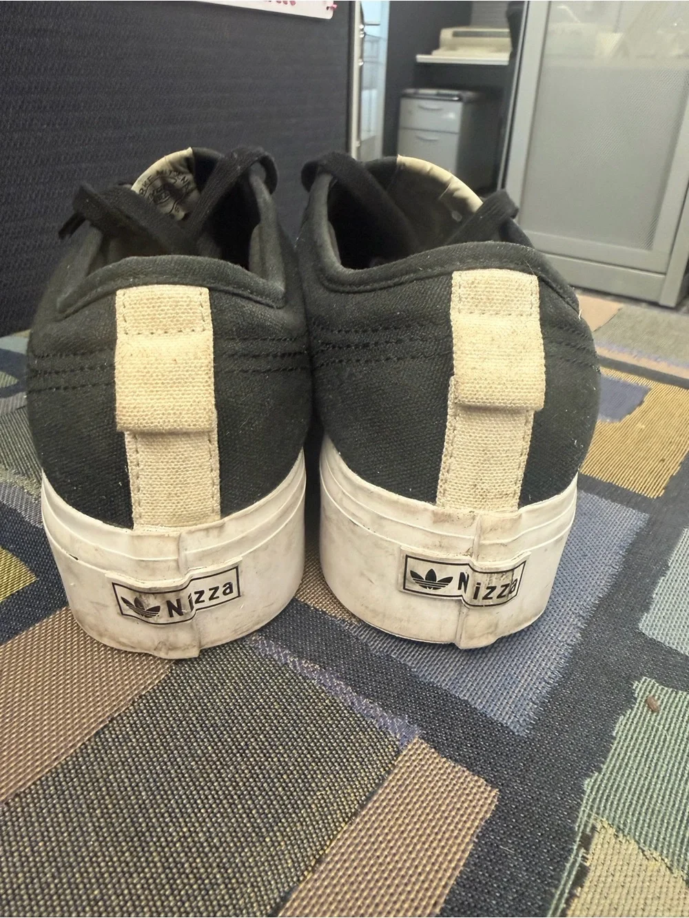 adidas black canvas